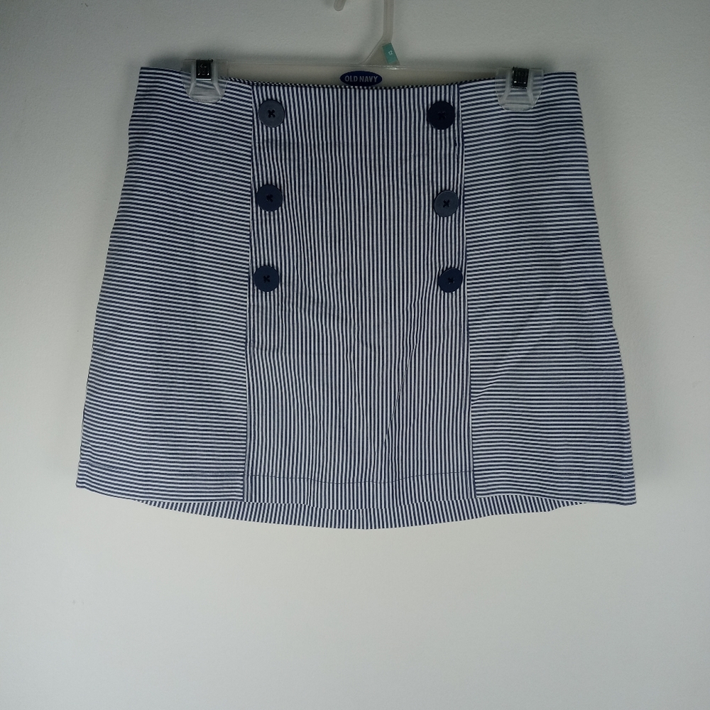 Urban Outfitters Sailorette Striped Mini Skirt Size M